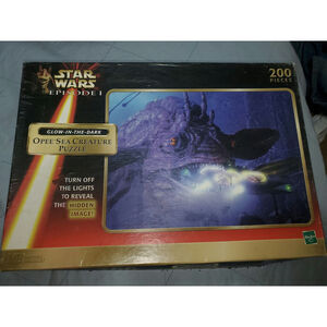 Star Wars Episode 1 Opee Sea Creature Puzzle Glow In The Dark 200 Pieces